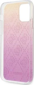 Guess Guess GUHCP12M3D4GGPG iPhone 12/12 Pro 6,1" różowy pink 3D Raised 4G Gradient 7