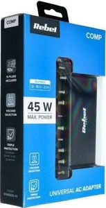 Zasilacz do laptopa Rebel Comp 45 W, 2.1 A, 19.5 V (KOM0939-45) 2