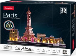 PUZZLE 3D CITY LINE LED PARYŻ - L525H 1