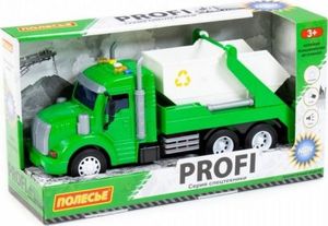 Polesie Polesie 86259 "Profi' samochód z napędem, zielony do przewozu kontenerów, światło, dźwięk w pudełku 1
