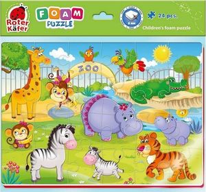 Roter Kafer Miękkie puzzle A4 Zoo Zwierzątka RK6020-06 1