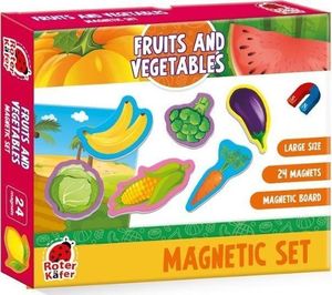 Roter Kafer Puzzle magnetyczne "Warzywa i owoce" z tablicą RK2090-06 1