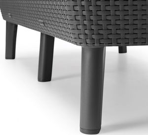 Allibert Podwójna sofa SALEMO - grafit 3