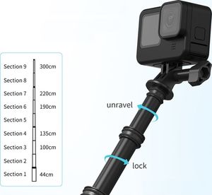 Telesin Uchwyt do kamer sportowych (IS-MNP-300) 5