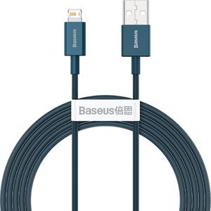 Kabel USB Baseus USB-A - Lightning 2 m Niebieski (CALYS-C03) 1