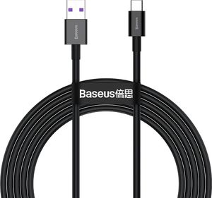 Kabel USB Baseus USB-A - USB-C 2 m Czarny (CATYS-A01) 1