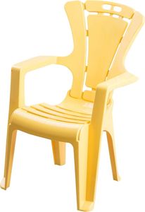 Krzesełko dziecięce antypoślizgowe żółte 1