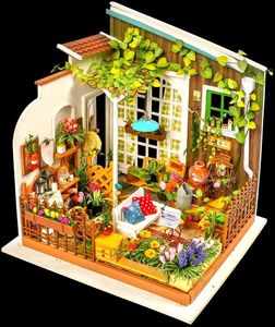 Robotime Technology ROBOTIME Składany Malowany Model Mini Ogród 2