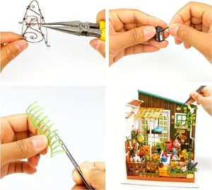 Robotime Technology ROBOTIME Składany Malowany Model Mini Ogród 9