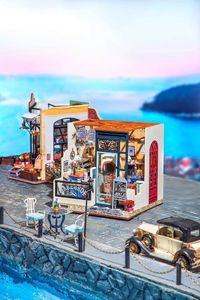 Robotime Technology ROBOTIME Składany Drewniany Model Puzzle 3D Piekarnia Nancy 12