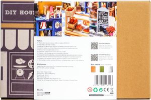 Robotime Technology ROBOTIME Składany Drewniany Model Puzzle 3D Piekarnia Nancy 7