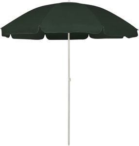 vidaXL Parasol plażowy zielony 240 cm 1