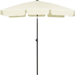 vidaXL Parasol plażowy, piaskowy żółty, 180x120 cm 4