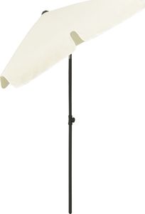 vidaXL Parasol plażowy, piaskowy żółty, 180x120 cm 6