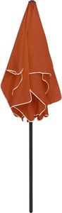 vidaXL Parasol plażowy, terakota, 180x120 cm 7