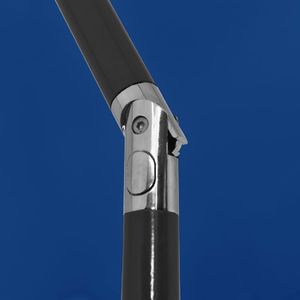 vidaXL Parasol plażowy, lazurowy, 200x125 cm 3