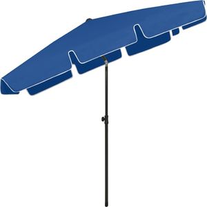vidaXL Parasol plażowy, lazurowy, 200x125 cm 6