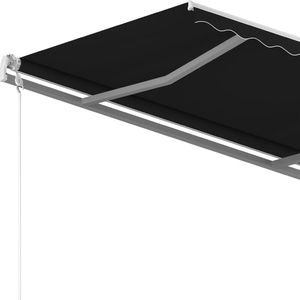 vidaXL Automatycznie zwijana markiza, 300 x 250 cm, antracytowa 5