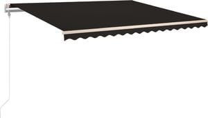 vidaXL Automatycznie zwijana markiza, 400 x 350 cm, antracytowa 2