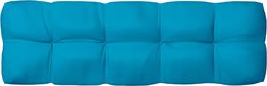 vidaXL Poduszka na sofę z palet niebieska 120x40x12cm 1