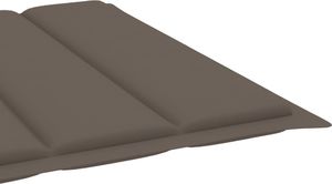 vidaXL Poduszka na leżak kolor taupe 200x70x4cm tkanina 5