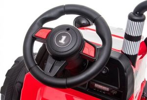 Lean Cars Traktor na Akumulator z Przyczepą CH9959 Czerwony 11