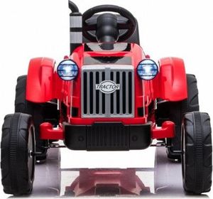 Lean Cars Traktor na Akumulator z Przyczepą CH9959 Czerwony 2