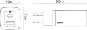 Ładowarka Baseus GaN2 Lite 1x USB-A 1x USB-C 3 A (CCGAN2L-B01) 13