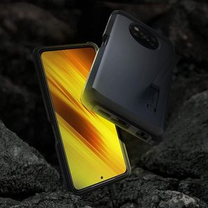 Spigen Etui Tough Armor Xiaomi Poco X3/X3 NFC Metal slate 3