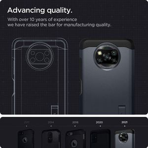 Spigen Etui Tough Armor Xiaomi Poco X3/X3 NFC Metal slate 7