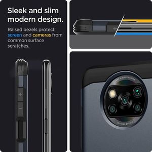 Spigen Etui Tough Armor Xiaomi Poco X3/X3 NFC Metal slate 8