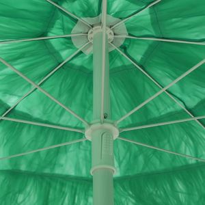 vidaXL Parasol plażowy zielony 180 cm 2