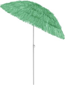 vidaXL Parasol plażowy zielony 180 cm 4