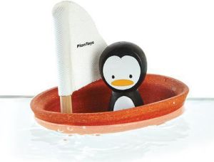 Plan Toys Żaglówka z pingwinem - PLTO-5711 1