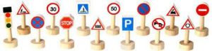 Plan Toys Znaki drogowe i światła  (PLTO-6203) 1