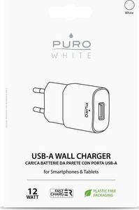 Ładowarka Puro Mini Travel Charger 1x USB-A 2.4 A (PUR412WHT) 2