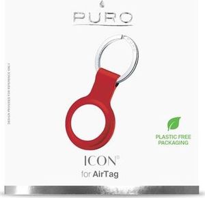 Puro Silikonowe etui PURO ICON Case Apple AirTag (czerwony) 3