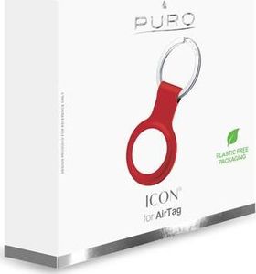Puro Silikonowe etui PURO ICON Case Apple AirTag (czerwony) 4