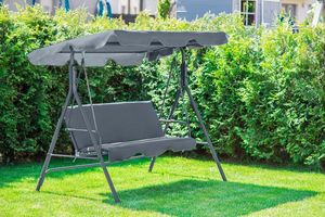 Funfit Huśtawka ogrodowa "Relax" dla 3 osób 2