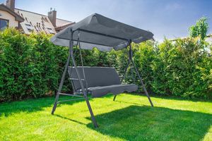 Funfit Huśtawka ogrodowa "Relax" dla 3 osób 6