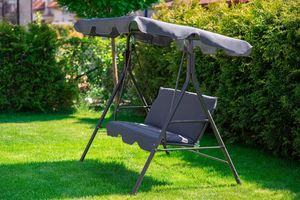 Funfit Huśtawka ogrodowa "Relax" dla 3 osób 8