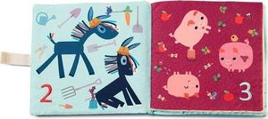 Lilliputiens LILLIPUTIENS Miękka książeczka do nauki liczenia 1, 2, 3... 18 m+ 4