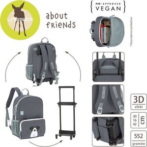 Lassig Lassig Plecak - walizka na kółkach 2w1 About Friends Szop 5