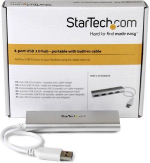 HUB USB StarTech 4x USB-A 3.0 (ST43004UA) 5