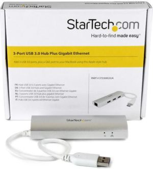 HUB USB StarTech 1x RJ-45  + 3x USB-A 3.0 (ST3300G3UA) 6
