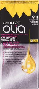 Garnier Garnier Olia Farba do włosów 50g 9,11 Metallic Silver 1