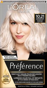 L’Oreal Paris LOral Paris Prfrence Farba do włosów 60ml 10,21 Stockholm 1