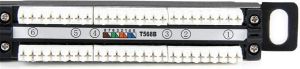 StarTech Patch panel 19" 0.5U 24x RJ-45 Cat.5E (PANELHU24) 7