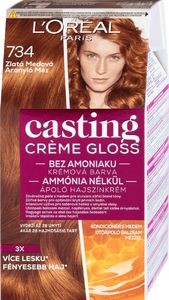 L’Oreal Paris Casting Creme Gloss Farba do włosów 734 Golden Honey 48ml 1