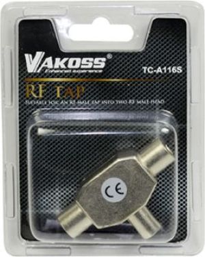 Vakoss Rozdziekacz antenowy RF na 2x RF (TC-A116S) 2